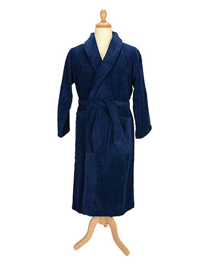 ARTG - Bathrobe Shawl Collar - French Navy