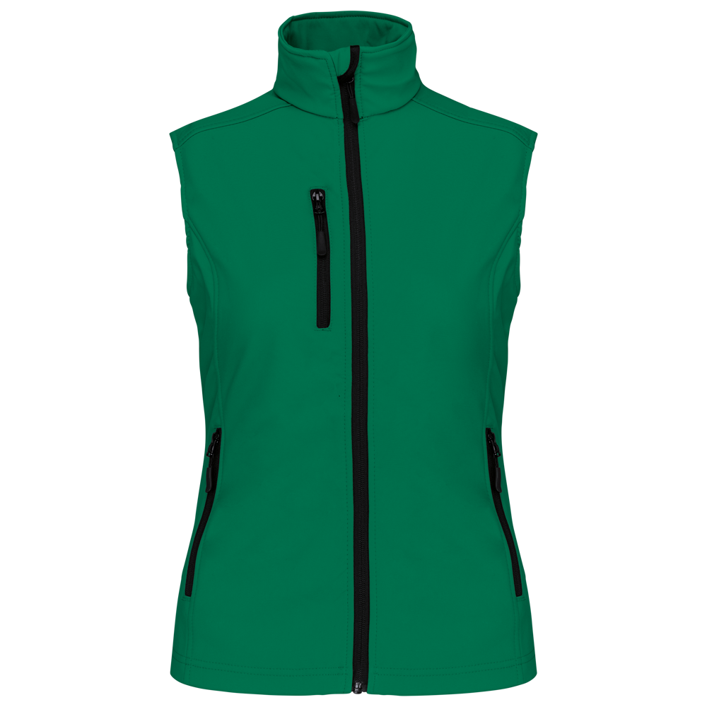 K404 - Damen Softshell Bodywärmer - Kelly Green