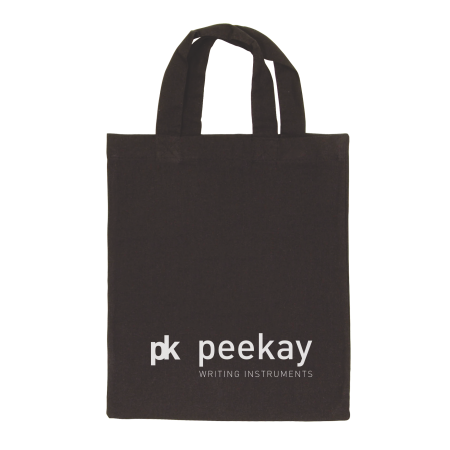 Baumwoll Tragetasche klein farbig, 135 gr/m2 - schwarz