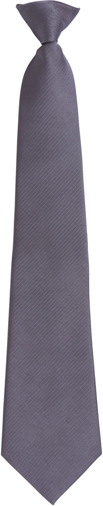 PR785 - Colours Fashion Clip Tie - Grey