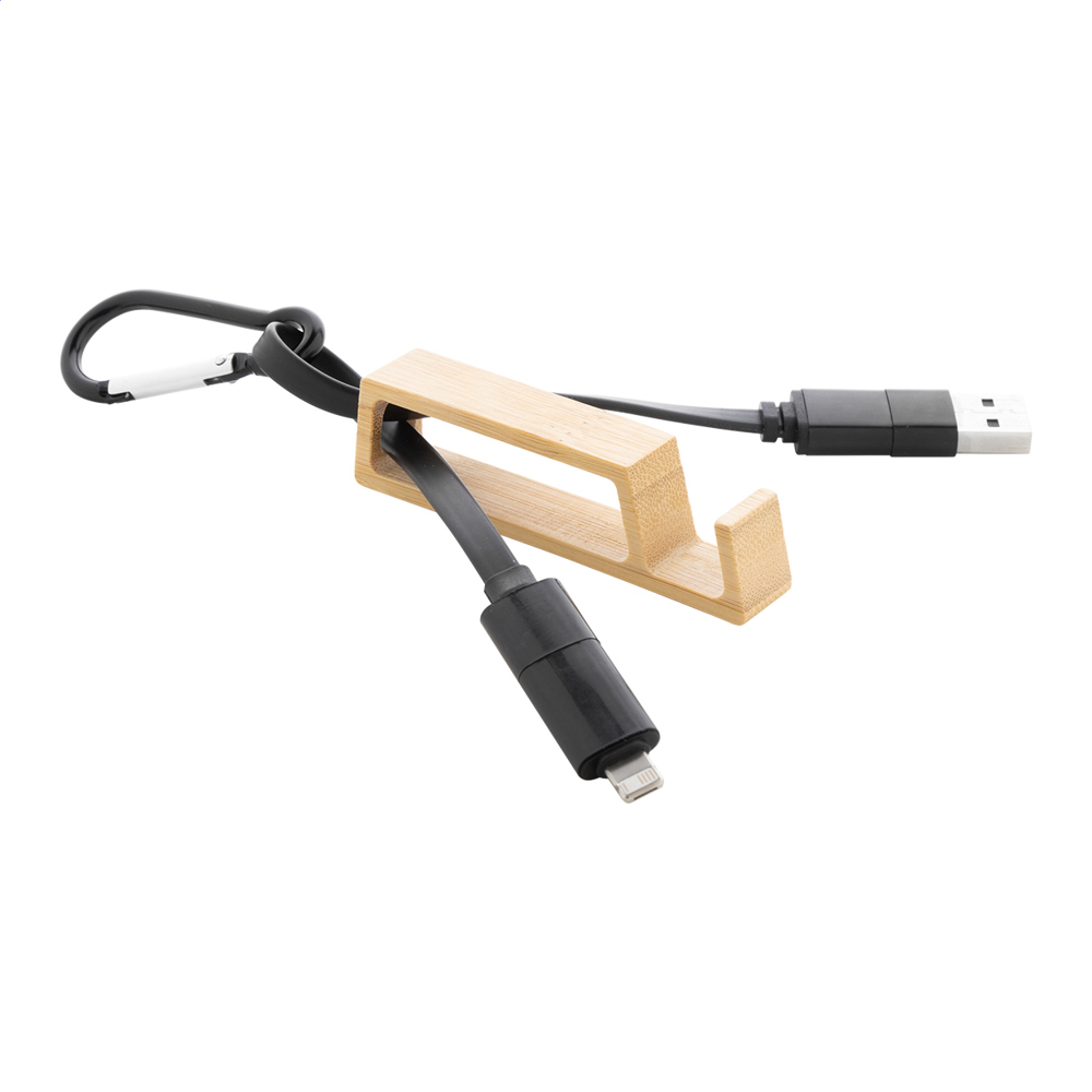 Boppy - USB-Ladekabel - schwarz/natur