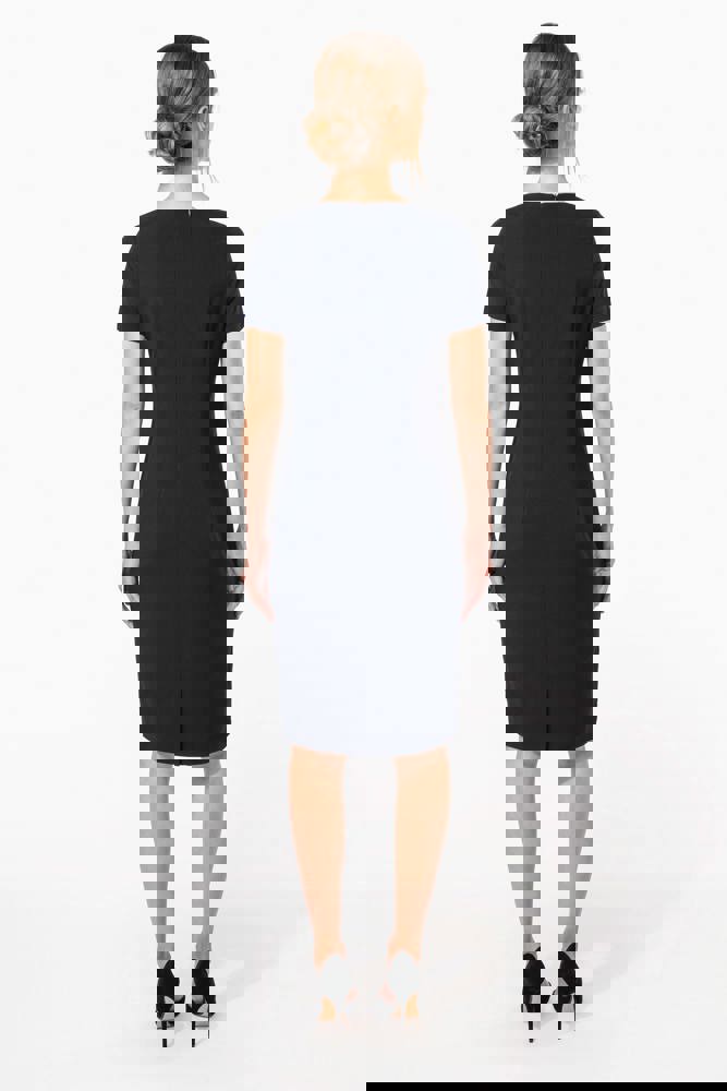 K500 - Kleid mit kurzen Ärmeln