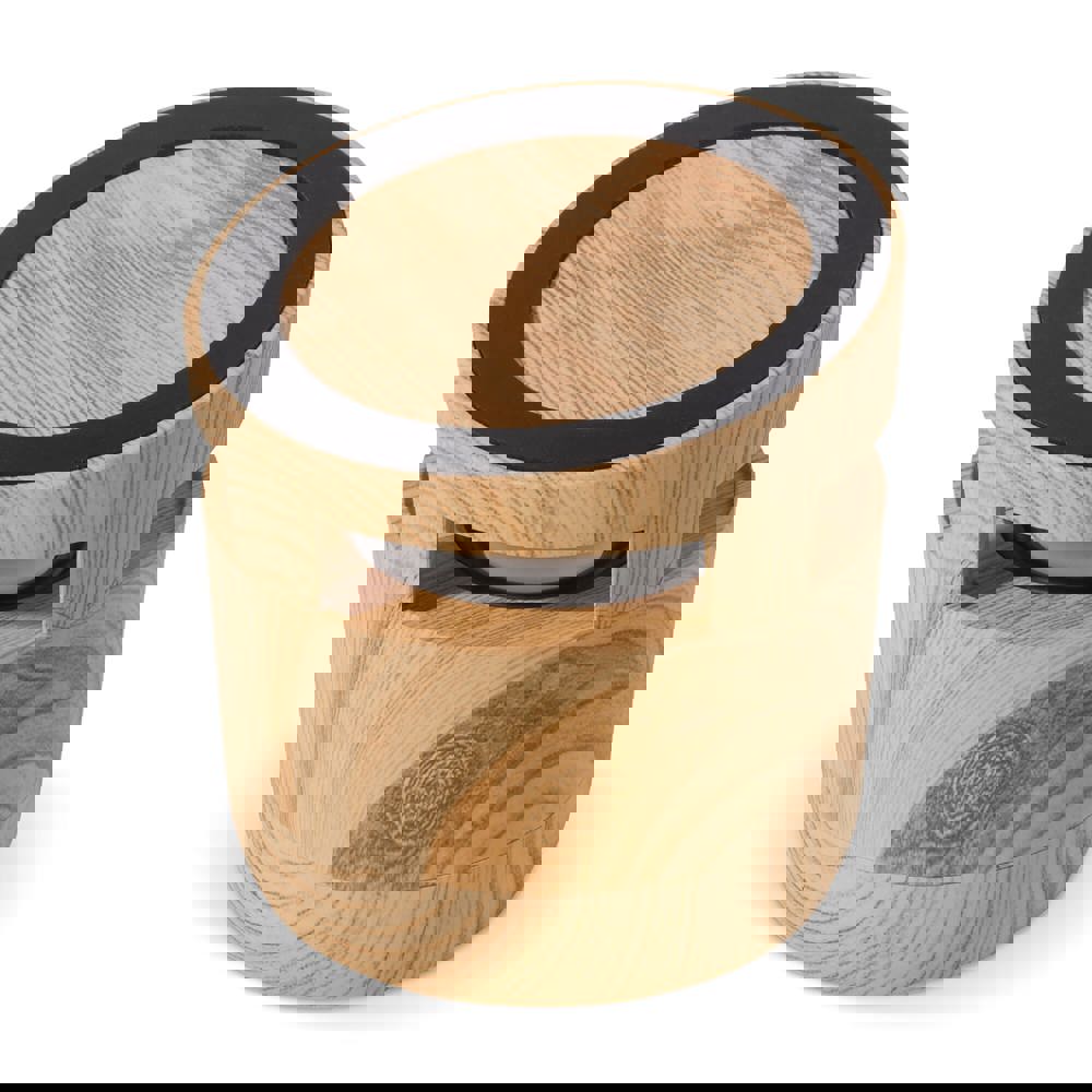 3W Lautsprecher in Holzoptik &amp; 5W Kabelloses Ladegerät