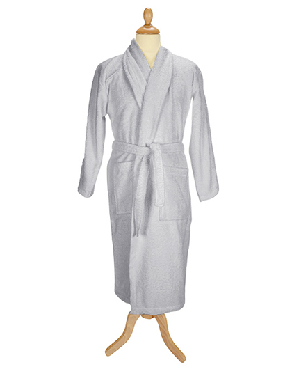 ARTG - Bathrobe Shawl Collar - Light Grey