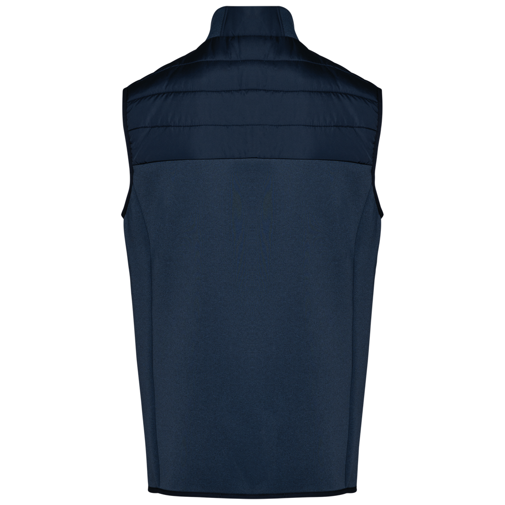 K6170 - Bodywarmer aus zwei Materialien für Herren