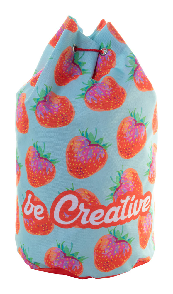 CreaDraw Ocean - Individueller Seesack - rot/weiß