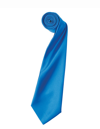 Premier Workwear - Colours Collection Satin Tie - Sapphire (ca. Pantone 300C)