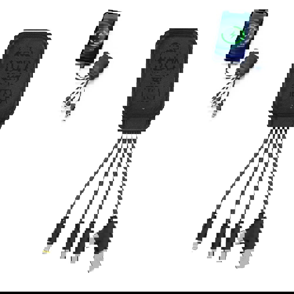 4001 | Xoopar Iné Gamma NFC Powerbank with Charging cables 3000mAh 