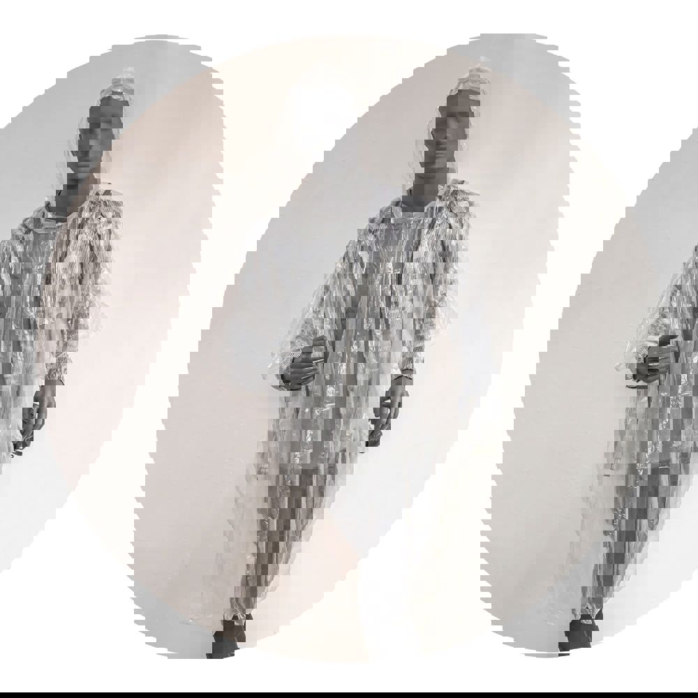 Biologisch abbaubarer Regenponcho