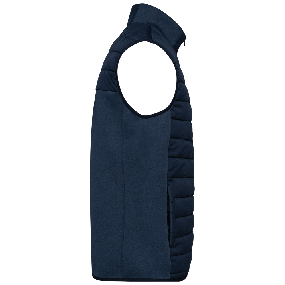 K6170 - Bodywarmer aus zwei Materialien für Herren