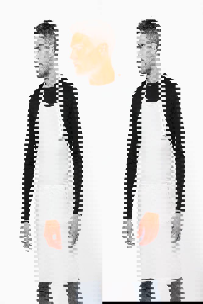 K8010 - Bei hohen Temperaturen waschbare Schürze aus Baumwollpolyester