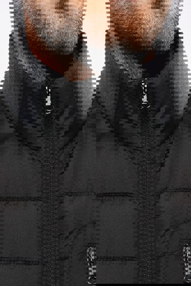 K6170 - Bodywarmer aus zwei Materialien für Herren