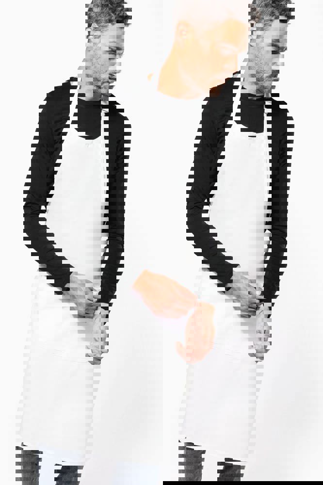 K8010 - Bei hohen Temperaturen waschbare Schürze aus Baumwollpolyester