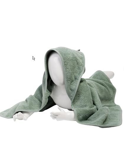 ARTG - Babiezz® Hooded Towel - Old Green, Old Green, Old Green