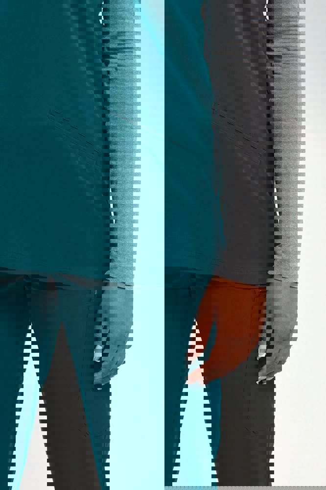 NN310X - Tunika mit Stretchanteil und kurzen Ärmeln, Damen