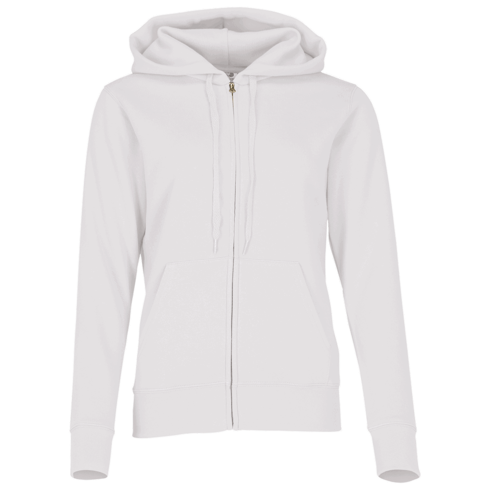 621180 - Ladies Premium Hooded Sweat Jacket - Weiß