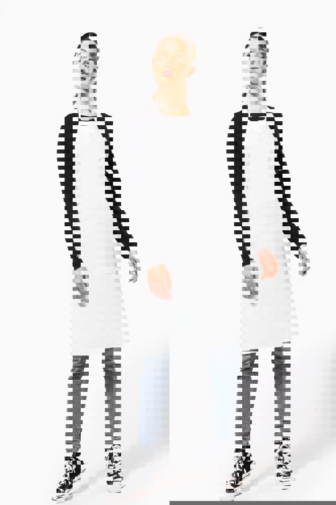 K8010 - Bei hohen Temperaturen waschbare Schürze aus Baumwollpolyester