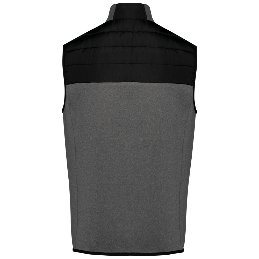 K6170 - Bodywarmer aus zwei Materialien für Herren