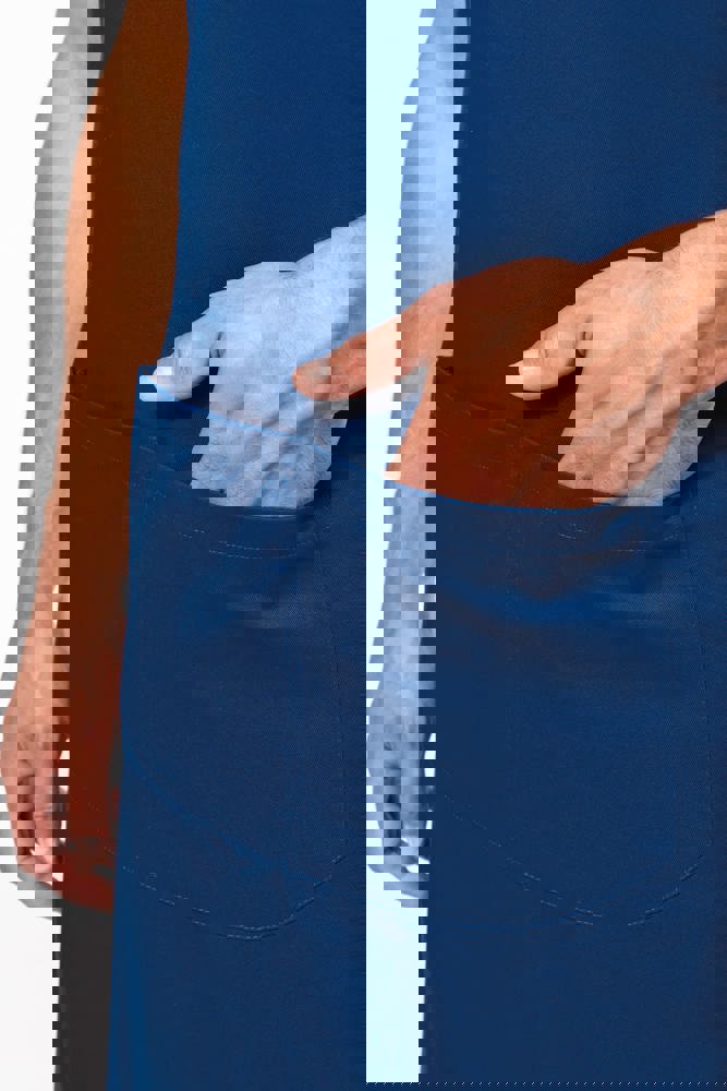 K8007 - Bio-Baumwolle Schürze mit Tasche