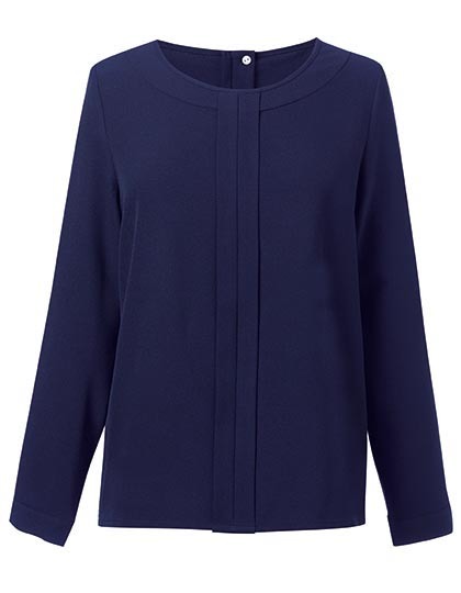 Brook Taverner - Women´s Roma Long Sleeve Blouse - navy