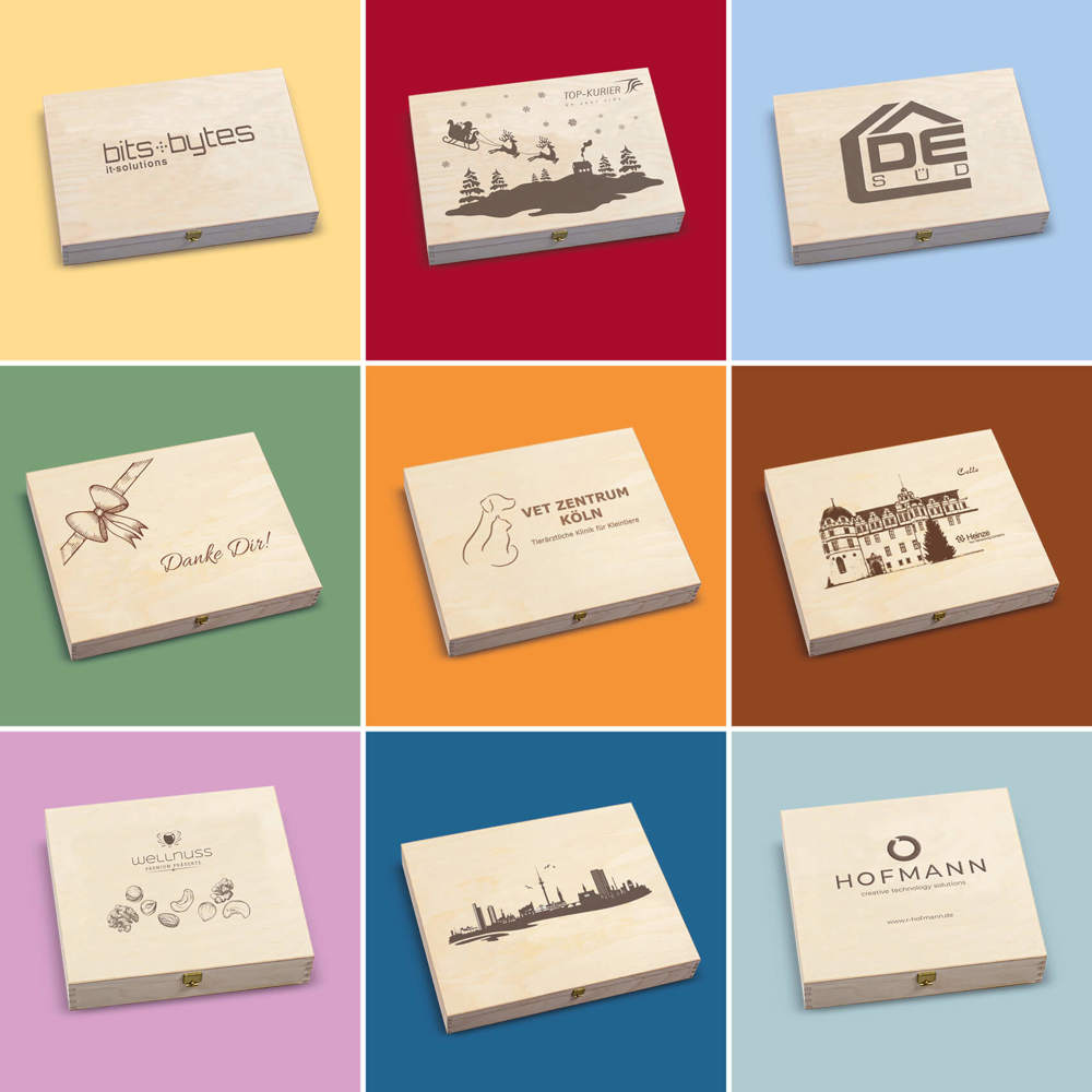 2 Tee Spezialitäten in der Birkenholzbox