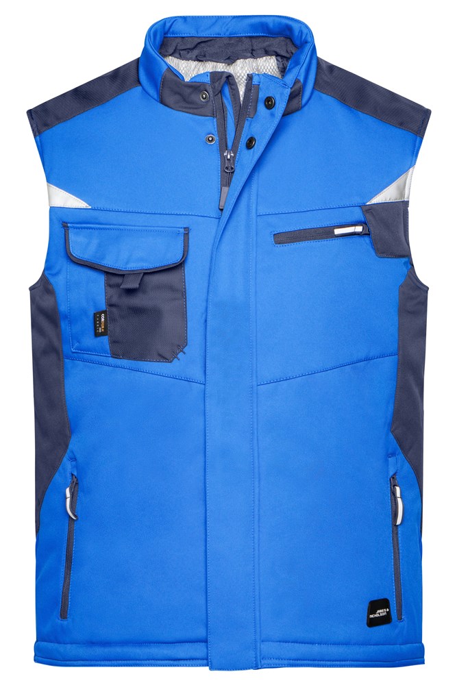 Craftsmen Softshell Vest - STRONG - - Royal/navy (ca. Pantone 285C
296C)
