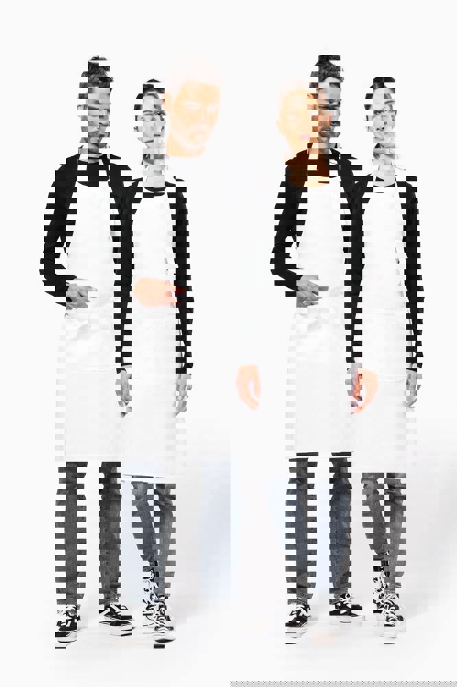 K8010 - Bei hohen Temperaturen waschbare Schürze aus Baumwollpolyester