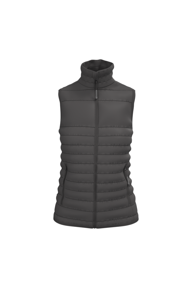 IB6173 - Damen gestepptes Bodywarmer - Dark Grey