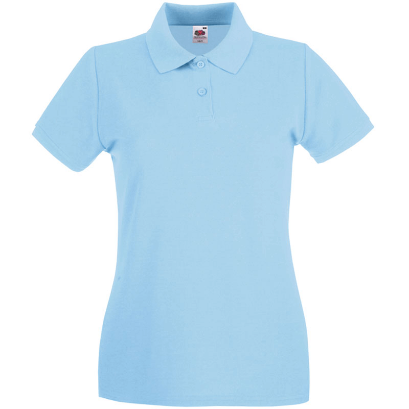 630300 - Ladies Premium Polo - pastellblau