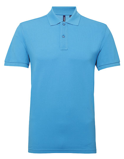 Asquith & Fox - Men´s Polycotton Blend Polo - Turquoise