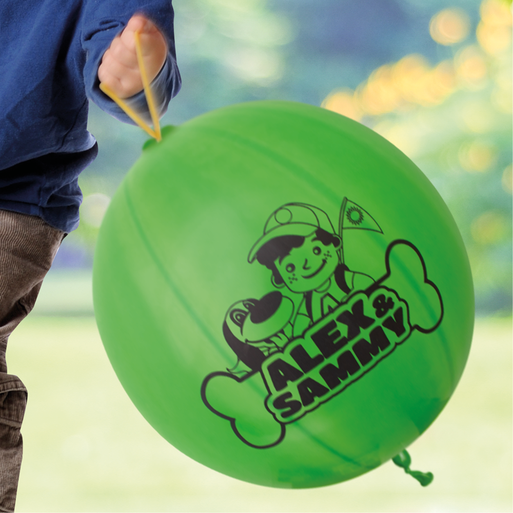 Bedruckte Punchballons 120/130 cm - Ø 45 cm - 18 inch