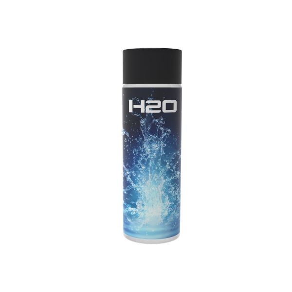 H2O Bottle- Schwarz- 500 ml