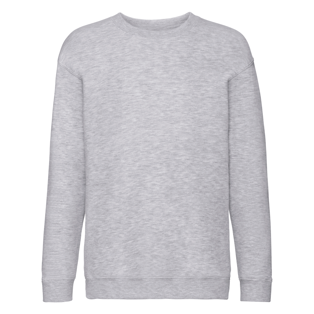 620310 - Premium Set-In Sweat Kids - graumeliert