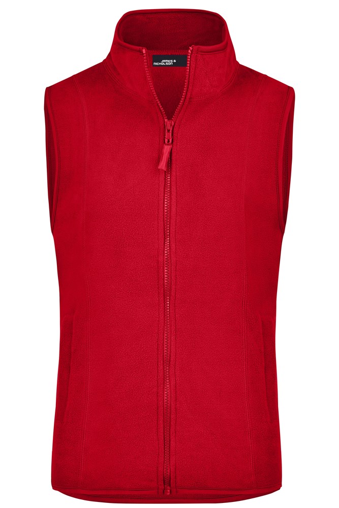 Girly Microfleece Vest - Red (ca. Pantone 193C)