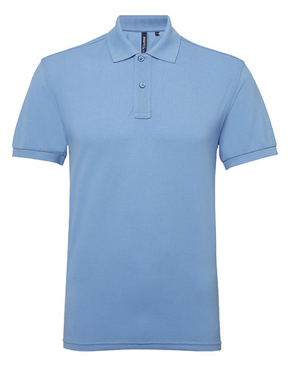 Asquith & Fox - Men´s Polycotton Blend Polo - Cornflower