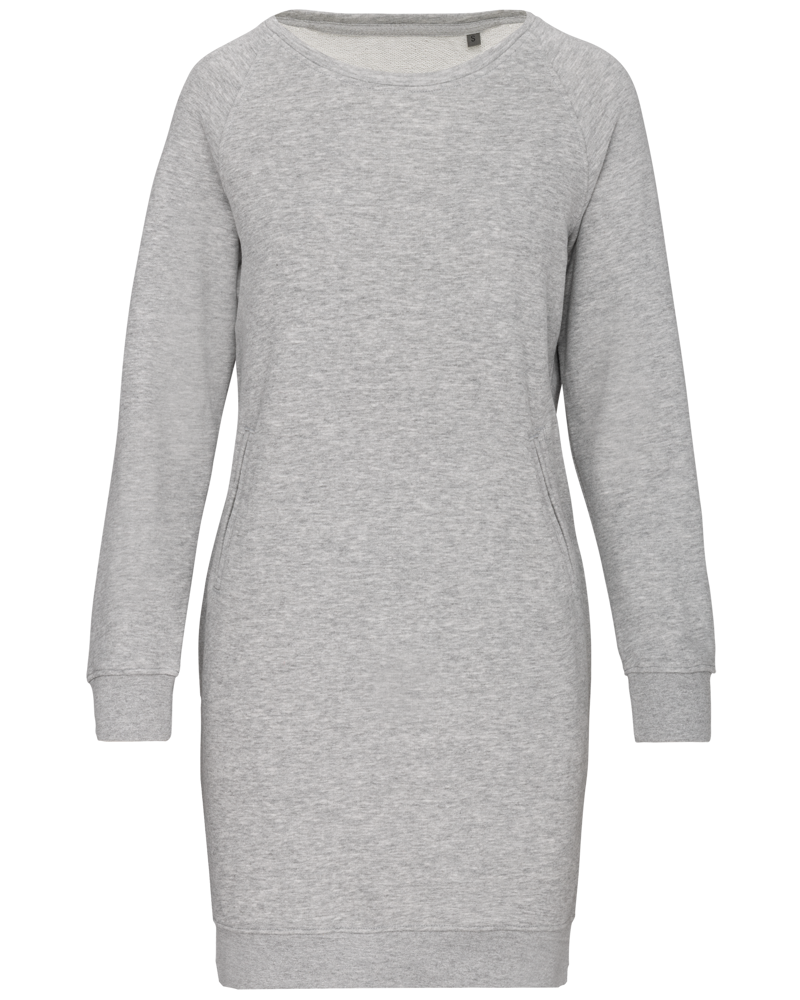 K493 - Bio-Loungekleid aus Fleece