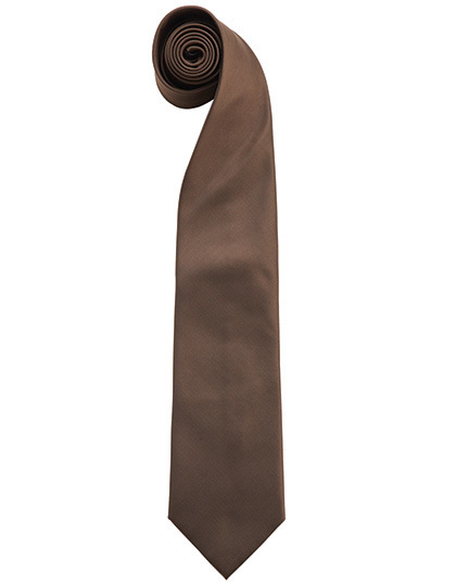 Premier Workwear - Colours Orginals Fashion Tie - Brown (ca. Pantone 476C)