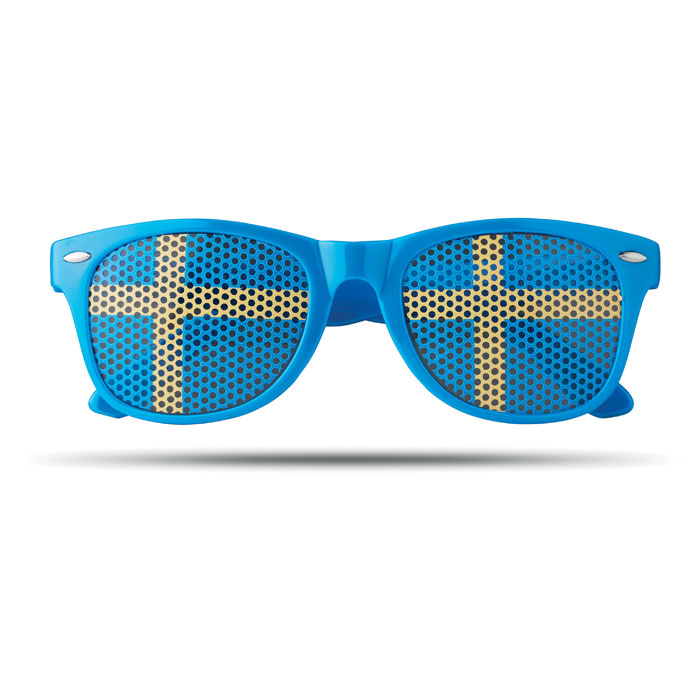 FLAG FUN - Fan Sonnenbrille - blau