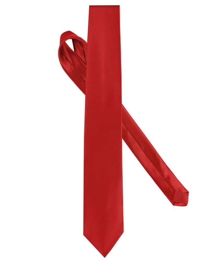 K860 - Satin Krawatte - Red