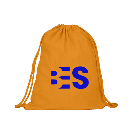 ADARE Baumwoll Rucksack farbig, 140 gr/m² - orange