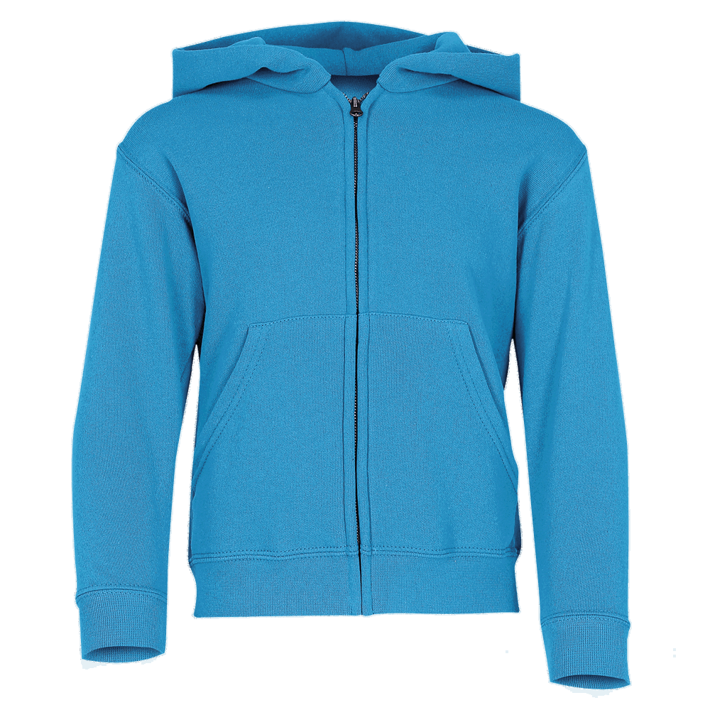 620450 - Kids Classic Hooded Sweat Jacket - azurblau