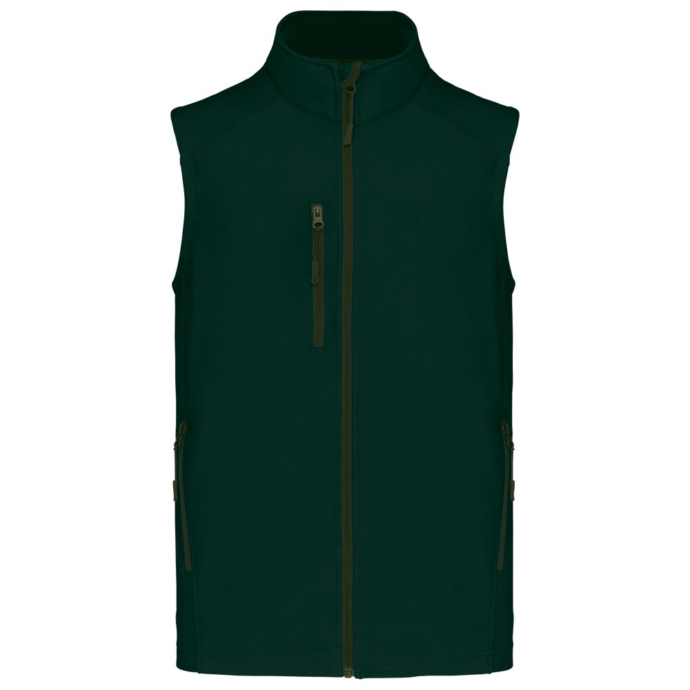 K403 - Herren Softshell Bodywärmer - Bottle Green