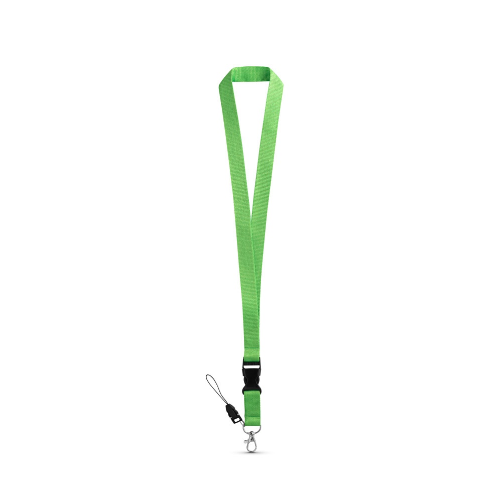 ANQUETIL. Lanyard aus Polyester - hellgrün