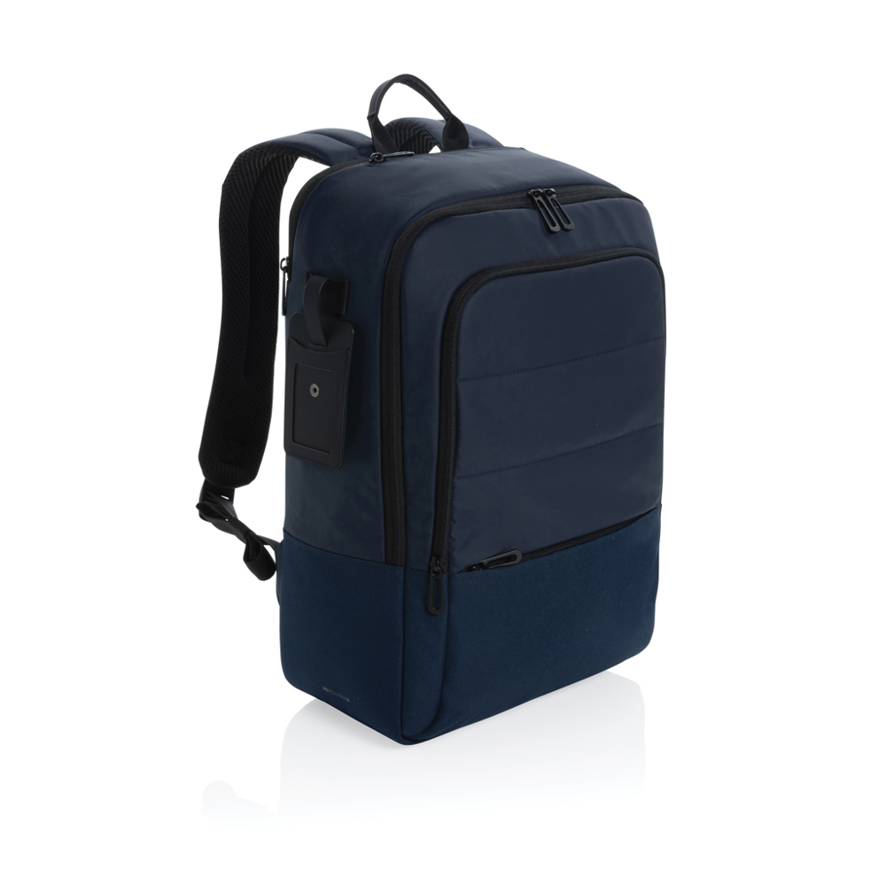 Armond AWARE™ RPET 15.6" Deluxe Laptop-Rucksack - navy blau (± PMS 4280C)