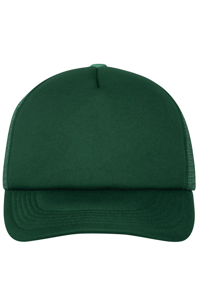 5 Panel Polyester Mesh Cap - Dark-green (ca. Pantone 343C)