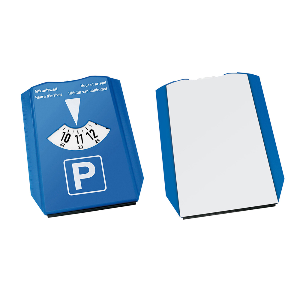 Parkscheibe "Alpha" - blau/weiß