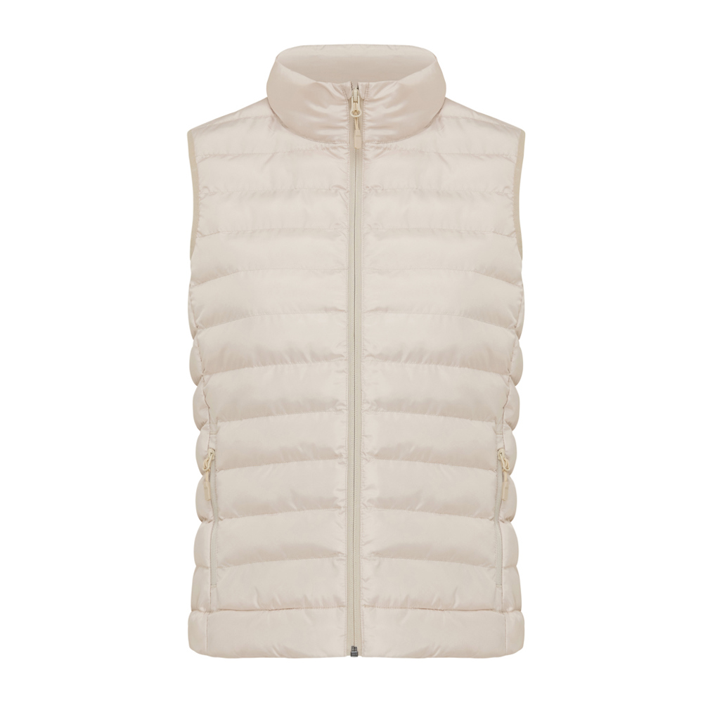 IQONIQ Meru Damen Bodywarmer aus recyceltem Polyester - beige (± PMS 13-0907 TCX)