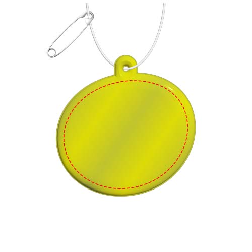 RFX™ H-09 ovaler reflektierender TPU-Anhänger