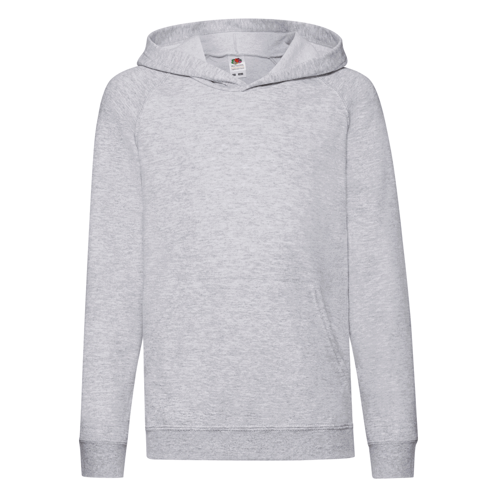 620090 - Lightweight Hooded Sweat Kids - graumeliert