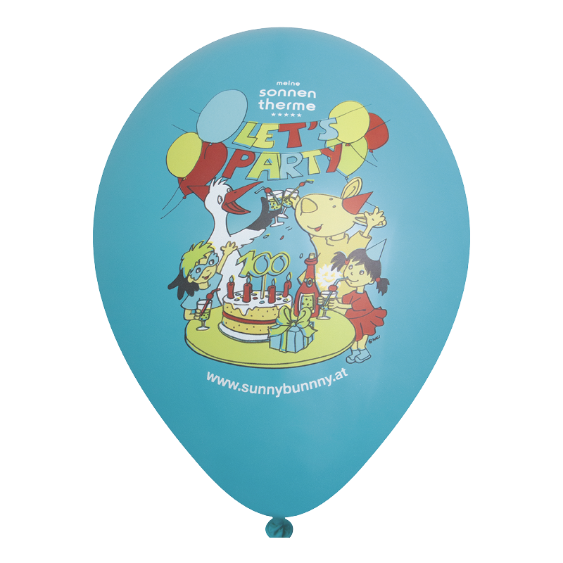 Bedruckte Ballons HQPP 90/100 cm - Ø 35 cm - 12 inch